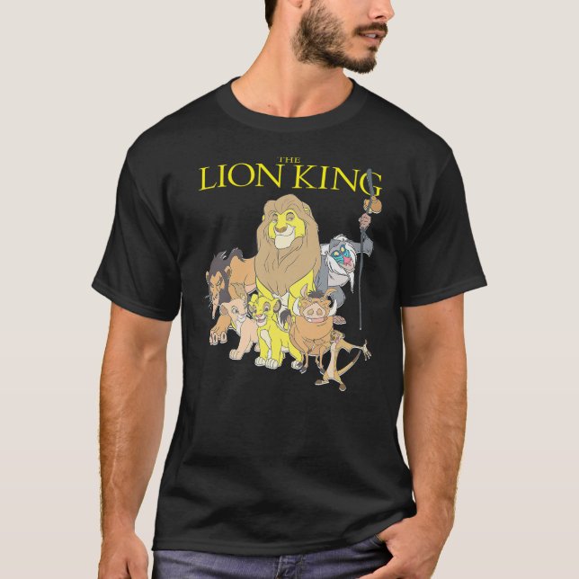 Disney The Lion King Main Characters Group Shot Ch T-Shirt (Front)