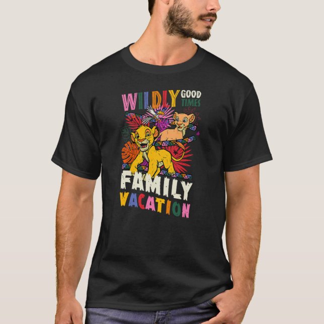 Disney The Lion King Wildly Good Times Family Vaca T-Shirt (Front)