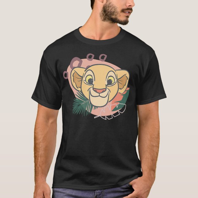 Disney The Lion King Young Nala Pastel Jungle T-Shirt (Front)