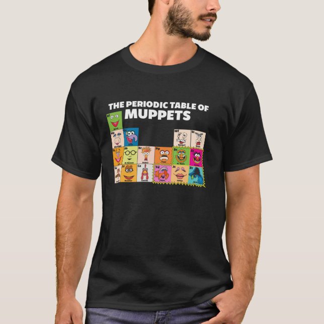 Disney The Muppets Periodic Table Of The Muppets  T-Shirt (Front)