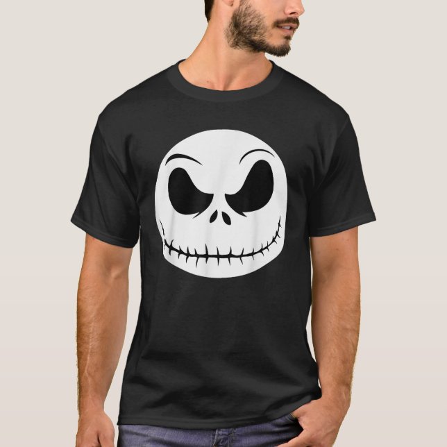 Disney The Nightmare Before Christmas Jack Big Fac T-Shirt (Front)