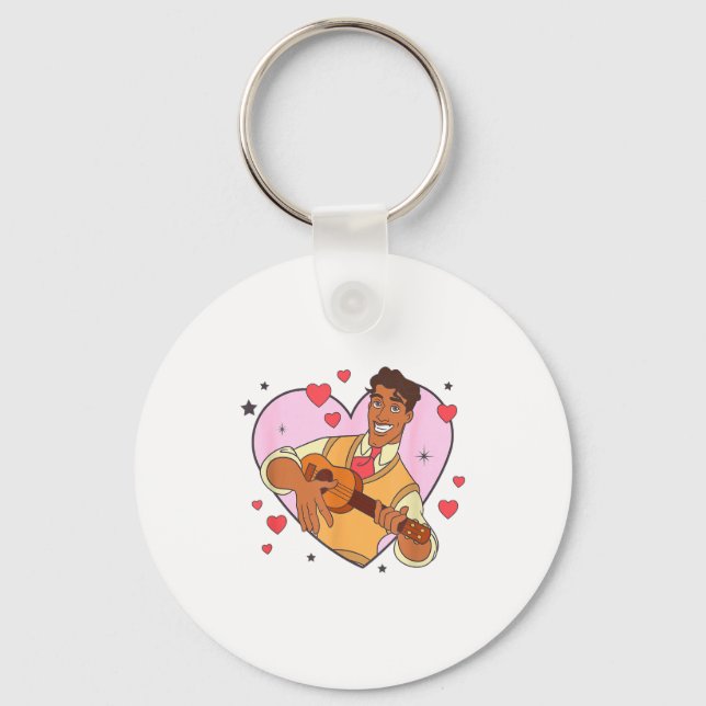 Disney The Princess And The Frog Valentines Day Na Key Ring (Front)