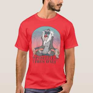 Disneyhe Lion King Rafiki Positive Vibes Only Vint T-Shirt