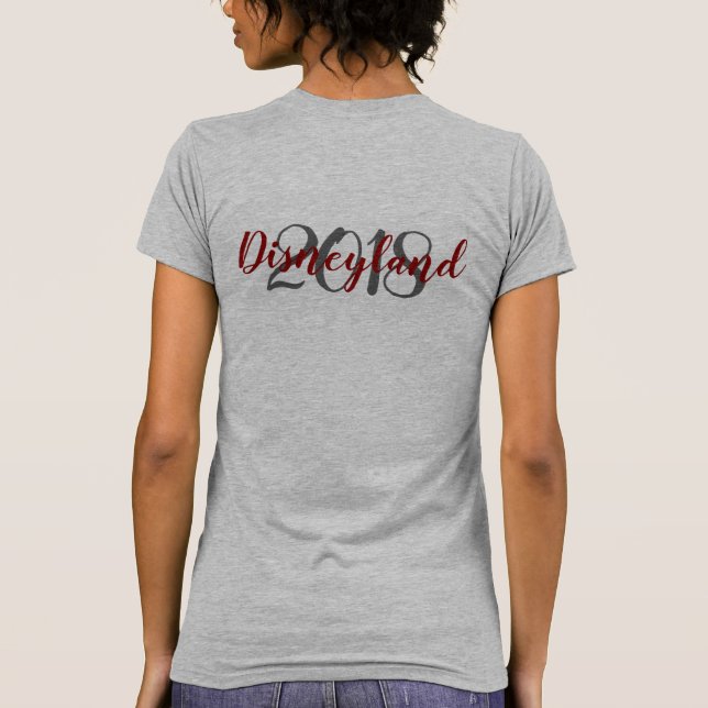 Disneyland tee shirt with friends (Back)