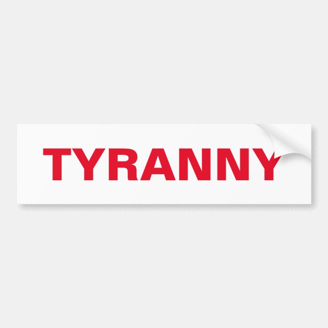 DISOBEY ALL COVID TYRANNY, Part 3 of 3 Bumper Sticker (Front)