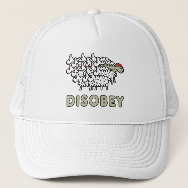Disobey Trucker Hat (Front)