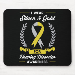 Disorder Awareness Deaf Aid Implant Asl Mouse Mat