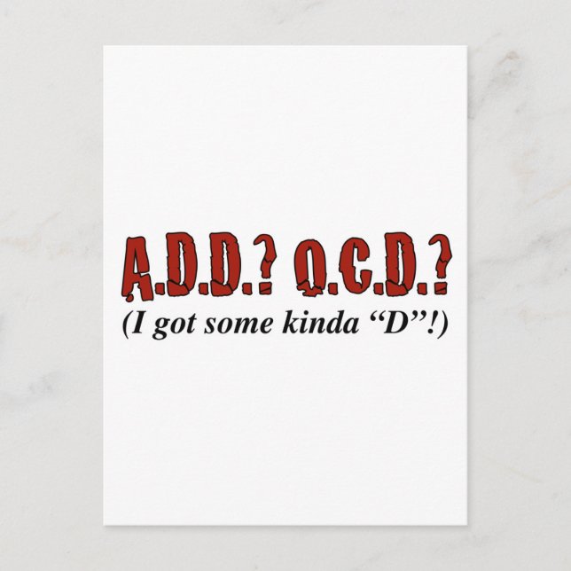 Disorder Party! Invitation Postcard (Front)