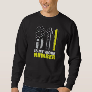 Dispatcher Appreciation 911 Is My Work Number Sweatshirt
