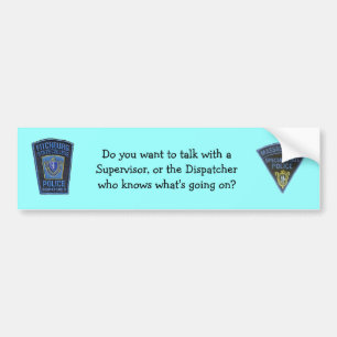 Dispatcher bumper sticker