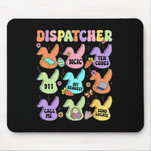 Dispatcher Easter Cute Bunny Coquette Cowgirl East Mouse Mat