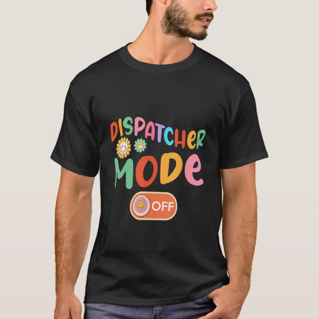 Dispatcher Mode Off Costume Summer Vacation  Flowe T-Shirt (Front)