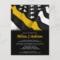 Dispatcher Retirement Personalised Thin Gold Line