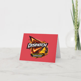 Dispatcher thank you card