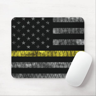 Dispatcher Thin Yellow Line Flag Mouse Mat