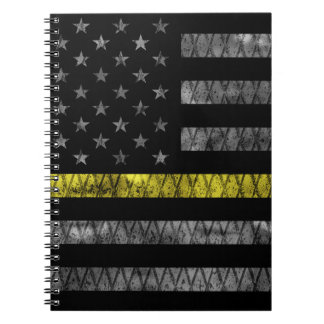 Dispatcher Thin Yellow Line Flag Notebook
