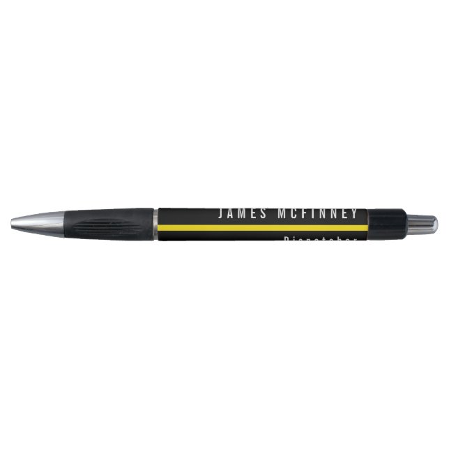 Dispatcher Thin Yellow Line Monogrammed (Front)
