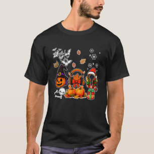Dispatcher Tools Halloween Thanksgiving Christmas  T-Shirt