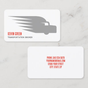 🚚 Dispatcher Transportation Broker Business Card