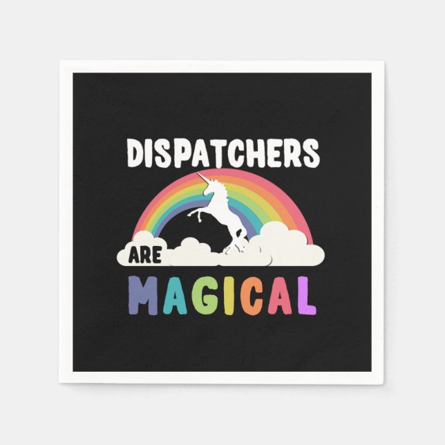 Dispatchers Are Magical Napkin (Front)
