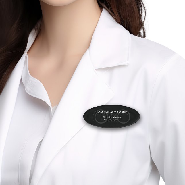 Dispensing Optician Modern Name Tag (Creator Uploaded)