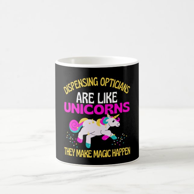 Dispensing Optician Unicorn , Magical Unicorn Coffee Mug (Center)