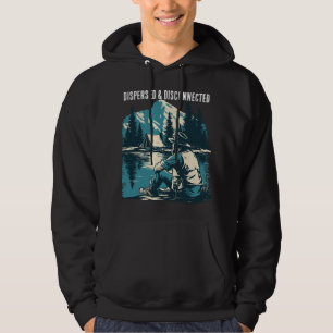 Dispersed & Disconnected Vintage Mountain Campin Hoodie