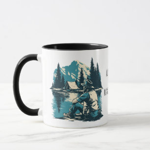 Dispersed & Disconnected Vintage Mountain Campin Mug