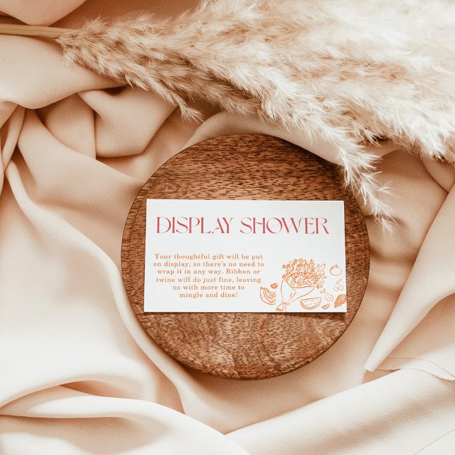 Display Shower Card, Locally Grown Baby Shower Enclosure Card (Creator Uploaded)