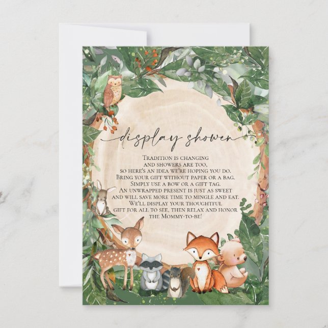 Display Shower Insert Woodland (Front)