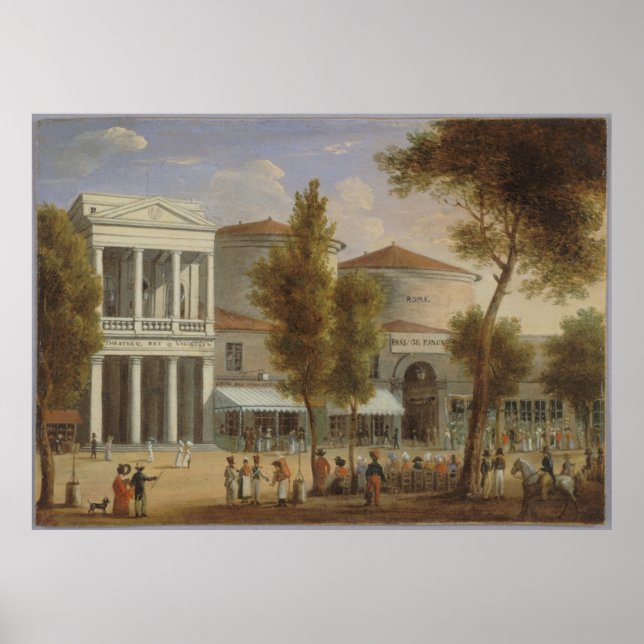 Displays The Variety Theater and the Passage of Poster (Front)