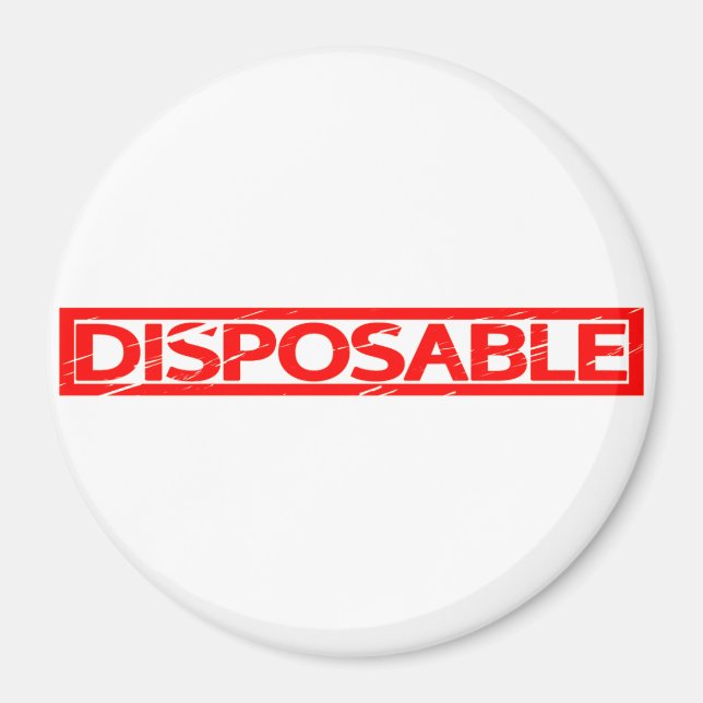 Disposable Stamp Magnet (Front)