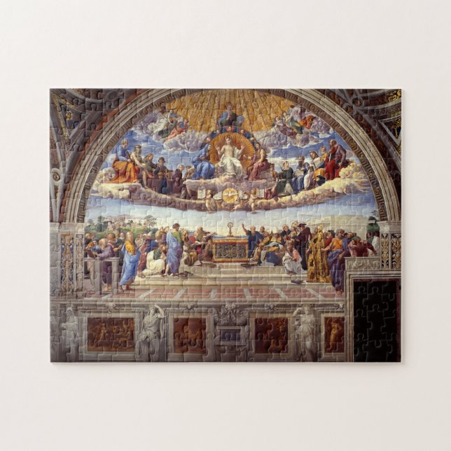 Disputation of the Holy Sacrament by Raphael Jigsaw Puzzle (Horizontal)