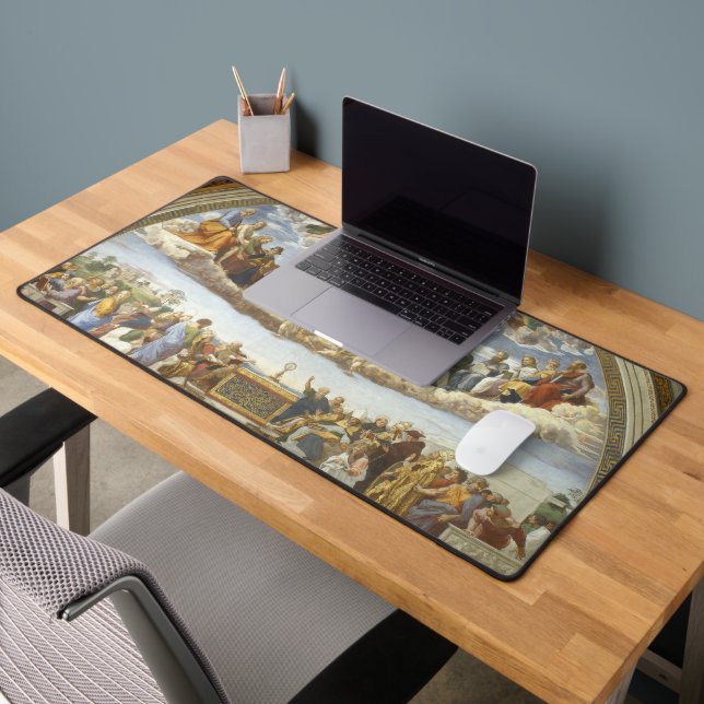 Disputation of the Holy Sacrament, Raphael Sanzio Desk Mat (Office 2)