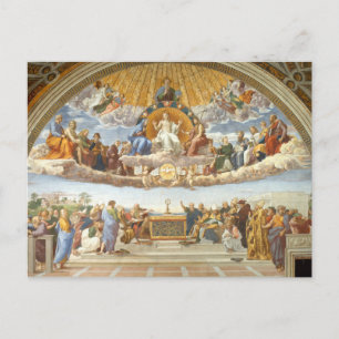 Disputation of the Holy Sacrament, Raphael Sanzio Postcard