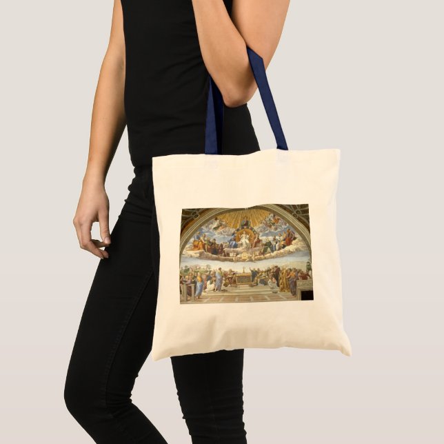 Disputation of the Holy Sacrament, Raphael Sanzio Tote Bag (Front (Product))