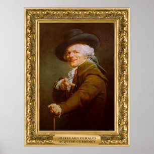 Disregard females, acquire currency poster