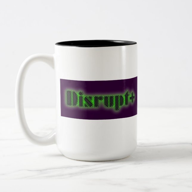 Disrupt+ Collection Two-Tone Coffee Mug (Left)