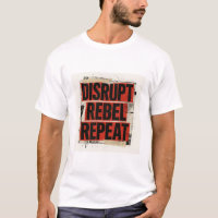 Disrupt Rebel Repeat Bold Grunge Typography