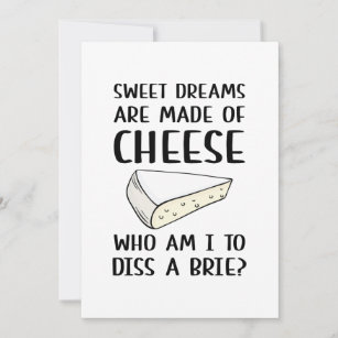 Diss A Brie Thank You Card