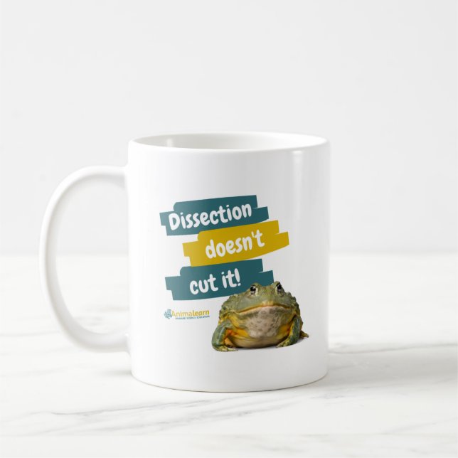 Dissection Doesn't Cut It Froggy Mug (Left)