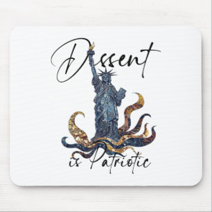 Dissent Is Patriotic Subtle Political Protest Merc Mouse Mat