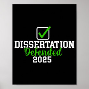 Dissertation defended 2025 for phd edd doctorate poster