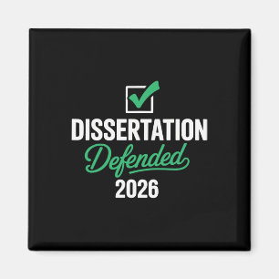 Dissertation Defended 2026 For Phd Edd Doctorate G Magnet