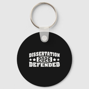 Dissertation Defended 2026 Phd Edd Doctorate Gradu Key Ring