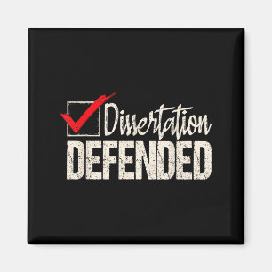 Dissertation defended - phd graduate ph.d. magnet
