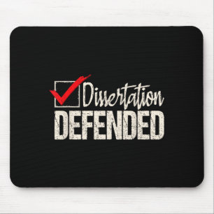 Dissertation defended - phd graduate ph.d. mouse mat