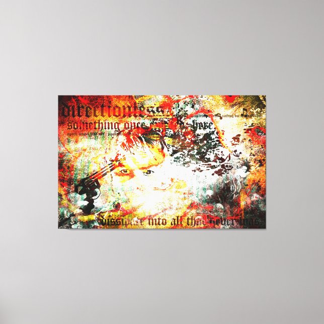 dissipate canvas print (Front)