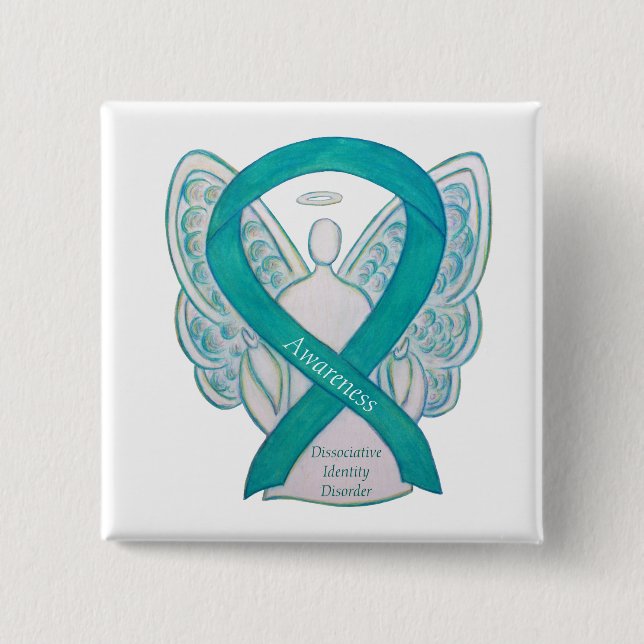 Dissociative Identity Disorder Awareness Angel Pin (Front)