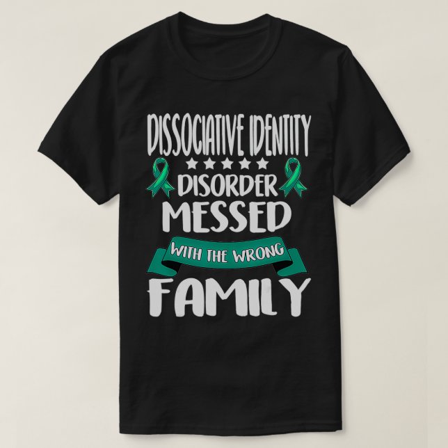 Dissociative Identity Disorder Awareness Dissociat T-Shirt (Design Front)